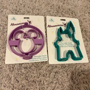 Disney  Pancake Mold Set - Purple and Green